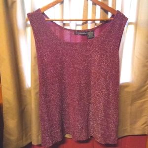 Impressions wine red and gold tunic